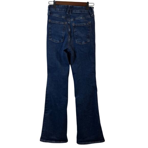 Good American Dark Blue Boot Cut Jeans - Picture 2 of 5